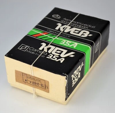 ¡EXCELENTE! ¡SELLADO! ¡NUNCA ABIERTO! Cámara soviética de la URSS 1991 "KIEV-35A", juego completo Foto 1 de 4