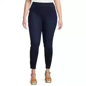 Terra & SkyPlus Size Super Soft Solid and Printed Jeggings - Picture 1 of 63