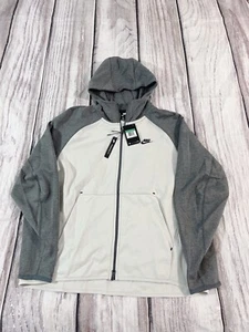 100$ Nike Full Zip Hoodie Jacket Gray Long Sleeve Size XLarge Nwt (N) - Picture 1 of 6
