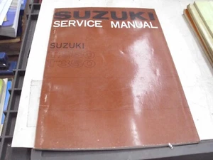 OEM Suzuki T250 T350 Motorcycle Service Manual, 5/77 Printed In Japan, SR-1800!# - Picture 1 of 12