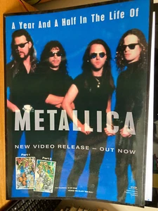 A Laminated Poster for the band Metallica - A Year and a Half in the Life Of - Picture 1 of 3
