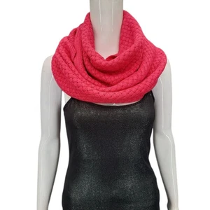 Isaac Mizrahi Live Womens Trendy Knit Infinity Scarve One Size Rose - Picture 1 of 6