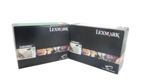 Lot of 2 Lexmark Toner Cartridge 24B5880 - BLACK - Free shipping - Picture 1 of 4
