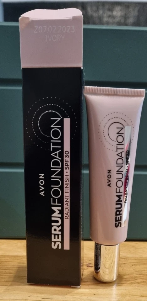 Avon Serum Foundation SPF 30 Radiant Finish SHADE IVORY Full size 30ml  - Image 1 of 1