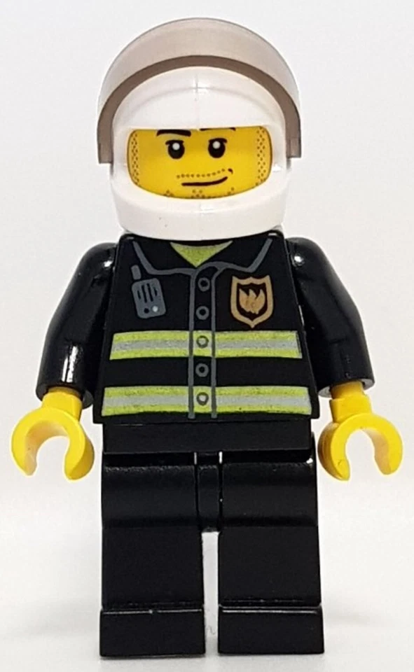 LEGO MINIFIGURE CITY FIREFIGHTER USED CONDITION CTY0166!! - Image 1 of 1