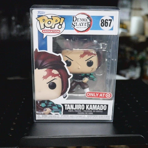 Funko Pop! Tanjiro Kamado Target Exclusive Demon Slayer #867 w/Protector Cover