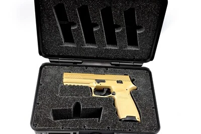 ArmourCase includes Nanuk 909 +precut case foam fits Sig Sauer P226 P320 P250 - Image 1 of 4