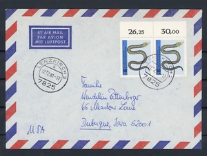 Carta al extranjero BRD Mi.-Nr. 663 MeF Lenzkirch-Dubuque/Iowa - b11139 - Imagen 1 de 2