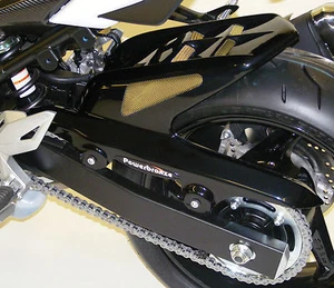 Abrazador trasero Suzuki GSX-S750 15-16 malla dorada negra brillante - Powerbronze - Imagen 1 de 1
