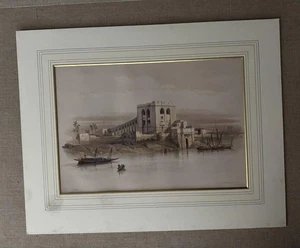 C1848 DAVID ROBERTS HOLY LAND -AQUEDUCT OF THE NILE - FANTASTIC CONDITION - - Picture 1 of 1
