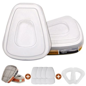 6001 Filter Cartridges for Respirator - Organic Vapor Dust Cartridges Filter ... - Picture 1 of 7