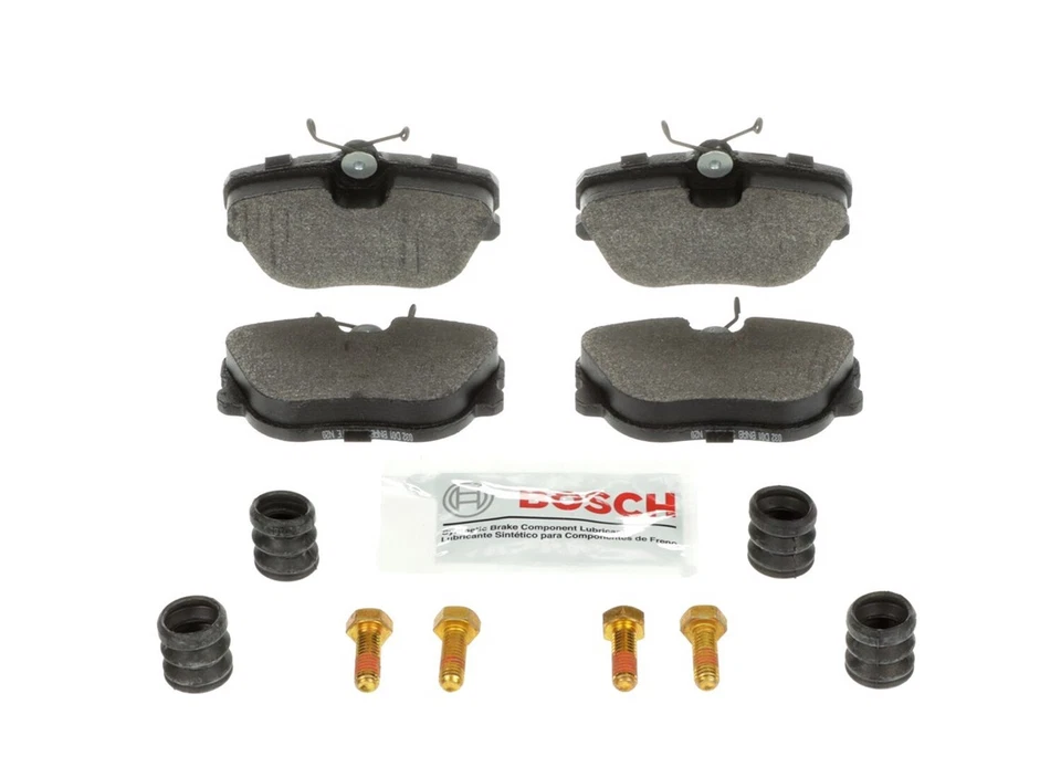 Juego de pastillas de freno de disco delanteras traseras Bosch BE493H para 86-04 Land Rover Range Rover Foto 1 de 4