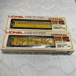 Lionel 6-9551 9552 Western & Atlantic W & A. R.R. US MAIL BAGGAGE CAR Set di 2 - Foto 1 di 8