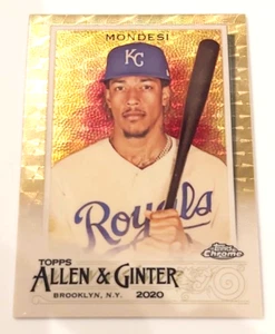2020 Topps Chrome Allen & Ginter RAUL ADALBERTO MONDESI SUPERFRACTOR 1/1 Royals - Foto 1 di 2