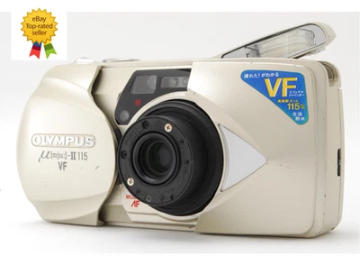 Olympus μ mju II 115 VF Point & Shoot 35mm Film Camera From JAPAN [NEAR MINT-] - Image 1 of 4