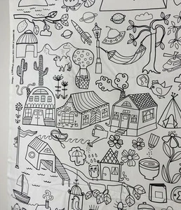 Tela estampada novedad IKEA 2011 de 2 yardas de Edholm & Ullenius, diseño escandinavo - Imagen 1 de 4