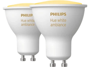 Bombilla inteligente - Philips Hue GU10, Luz Blanca de Cálida a Fría, 3W, Contro - Imagen 1 de 5