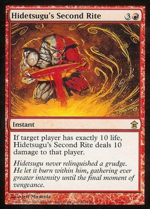 Hidetsugu's Second Rite -Foil Medium Play MTG Saviors of Kamigawa - Image 1 of 1