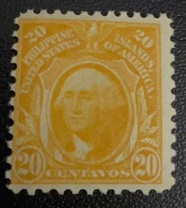 Philippines Stamp #297 MNH OG 20¢ 1917 Issue - Picture 1 of 2