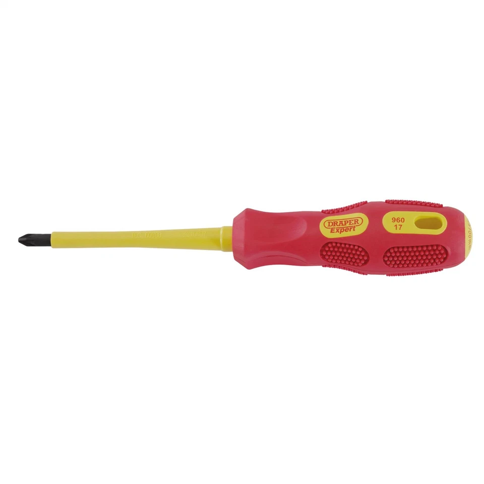 Draper 69229 VDE Approved Fully Insulated PZ TYPE Screwdriver No.2 x 100mm - Image 1 of 1