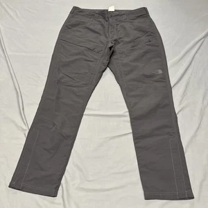 The North Face Pants Men’s 36x30 Gray Hiking Ankle Zip Ski Shell 100% Nylon - Picture 1 of 18