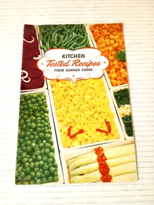 Kitchen Tested Recipes From Canned Foods American Can Company Vintage 1950 - Picture 1 of 7