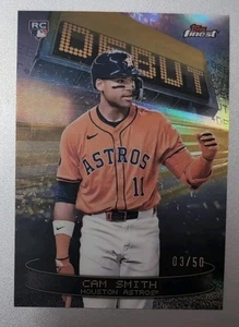 Cam Smith 2025 Topps Finest Rookie Debut Gold 3/50 - Picture 1 of 2