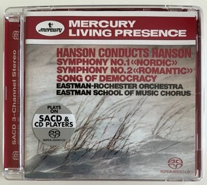 Hanson Conducts Hanson Symphony 1/2 2004 Mercury Living Presence SR90192 SACD NM - Picture 1 of 3