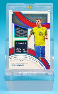2022-23 Immaculate Nottingham Forest Chris Wood Dual Laundry Tags Patch 1/1 - Picture 1 of 2