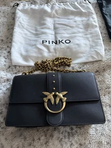 Pinko Damen Umhängetasche Leder Schwarz - Bild 1 von 7