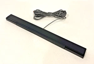 OFFICIAL BLACK WIRED SENSOR BAR RVL-014 FOR NINTENDO WII & WII U CONSOLE OEM - Picture 1 of 5