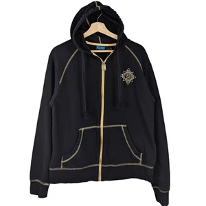 Hearthstone Heroes of Warcraft Embroidered Zip-Up Hoodie Medium Blizzard - Picture 1 of 6
