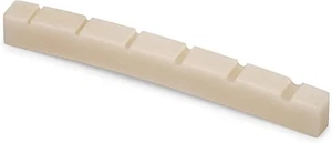 Tuerca de guitarra StewMac pre ranurada hueso sin blanquear, para guardabarros, radio de 9-1/2"... - Imagen 1 de 3