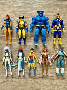 Marvel Legends Retro VHS X-Men Bundle (8 6” Scale Hasbro Action Figures) - Picture 1 of 3