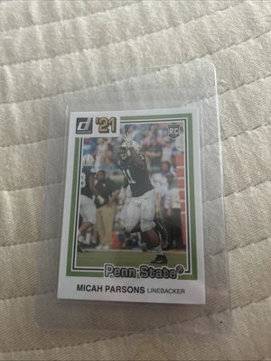 2021 Panini Chronicles Draft Picks - Donruss Retro Micah Parsons #27 (RC) - Image 1 of 2