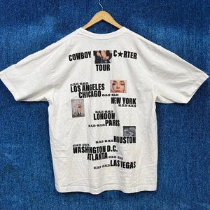 Camiseta Beyoncé The Official Cowboy Carter Tour Stops Country XL - Imagen 1 de 4