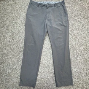 Footjoy Golf Pants Men 38 x 30 Straight Leg Gray Lightweight Athleisure Preppy - Picture 1 of 8