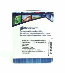 Cartucho de inyección de tinta de repuesto Dataproducts Brother LC51 tinta magenta LC51M *Leer - Imagen 1 de 8
