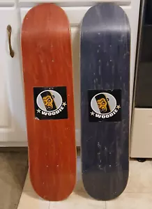 Vintage 30" Woodie Brand Double Kick Skateboard Decks (2) ~ Nice Quality - Picture 1 of 17