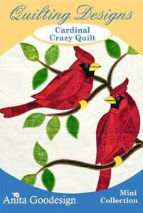 Cardinal Crazy Quilt Anita Goodesign Embroidery Machine Design CD