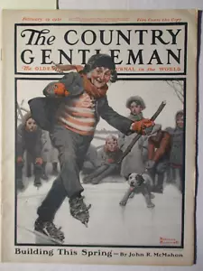 NORMAN ROCKWELL COUNTRY GENTLEMAN 1921 LEYENDECKER KUPPENHEIMER AD MAN W/ BANJO - Foto 1 di 4