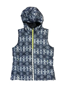 TITLE NINE Blue Warm ATHLETIC VEST Outdoor Hike Jacket Gym Tennis Coat Women's M - Picture 1 of 6