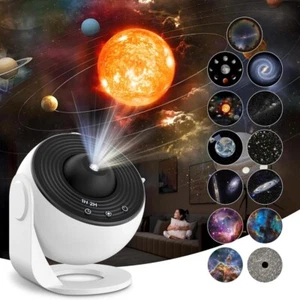 12 in 1 LED Sternenhimmel Projektor, HD Skylight Projector, Planet Discs Galaxy - Bild 1 von 13