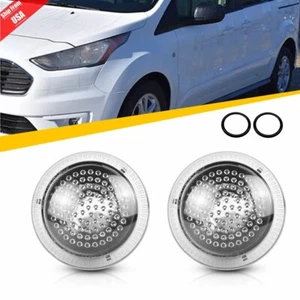 2PCS Clear Side Fender Marker Repeater Light For 2010-2021 Ford Transit Connect - Bild 1 von 12