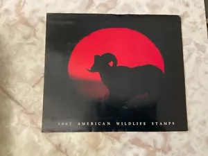 US 1987 American Wildlife Mint Sheet in Folder 50 22 cent stamps - Picture 1 of 5