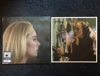 Adele 30 Sealed 2-LP Limited Edition Exclusive Clear Vinyl 2021) w/ Lithograph - Image 1 of 4