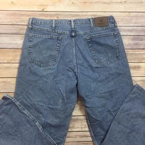 Pantalones de mezclilla Wrangler vintage calce relajado uniforme de trabajo para hombre CINCO ESTRELLAS PREMIUM DENIM - Imagen 1 de 5