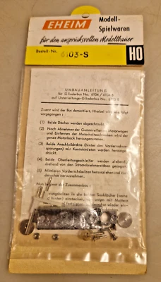 EHEIM 6103-S Trolley Bus Zubehör Umbausatz für Faller AMS Neu in Ovp! H0 60-70er - Bild 1 von 4