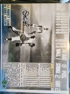 Don Larson Autographed Photo 1956 World Series Perfect Game Last Pitch COA - Picture 1 of 2