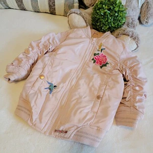 Hudson🏷Girl Jacket 4t /Pink/Flower/Vintage RN#140977 - Picture 1 of 11
